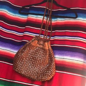 Talbots leather backpack